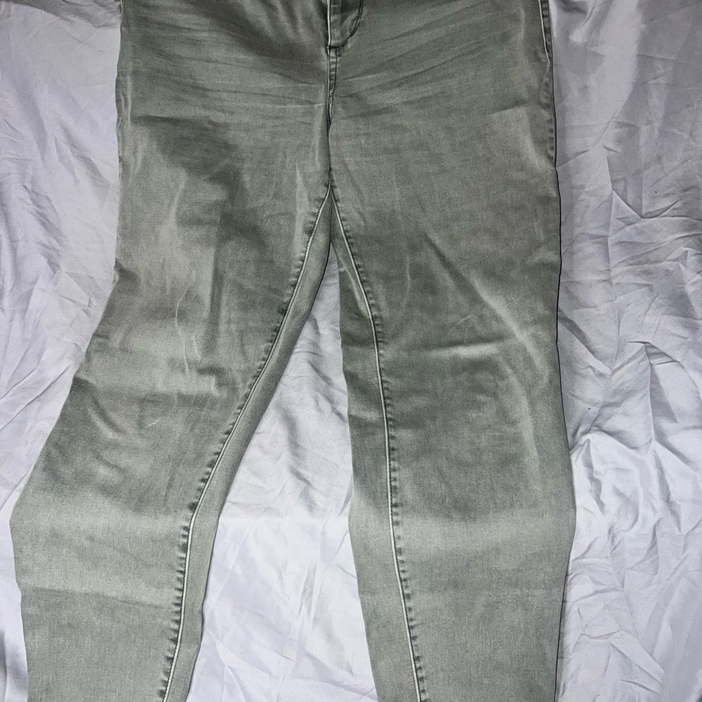 Maurices Women's Skinny Jeans in Olive